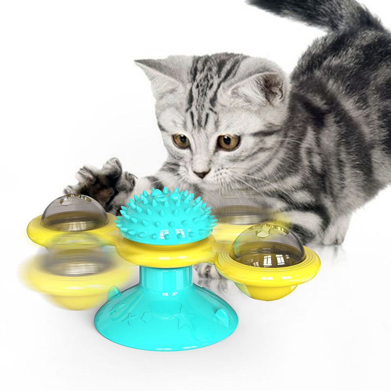 Multi-Function Cat Rotating Windmill Toy