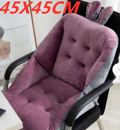 Ergonomic Seat Cushion with Integrated Backrest Support