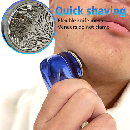 Mini Portable USB Rechargeable Face Shaver for Men