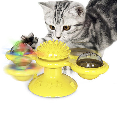 Multi-Function Cat Rotating Windmill Toy