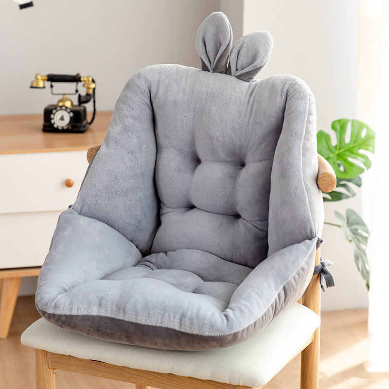 Ergonomic Seat Cushion with Integrated Backrest Support