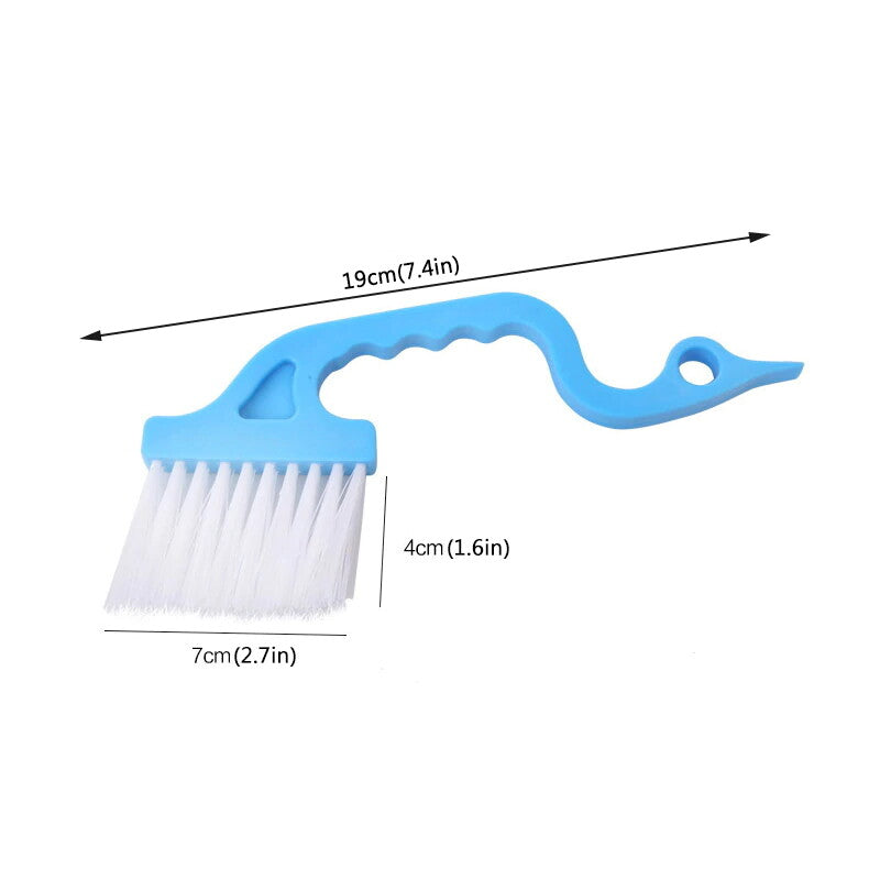 Hand-Held Groove Gap Cleaning Tool Goose Bird Window Track Kitchen Brush Scraper
