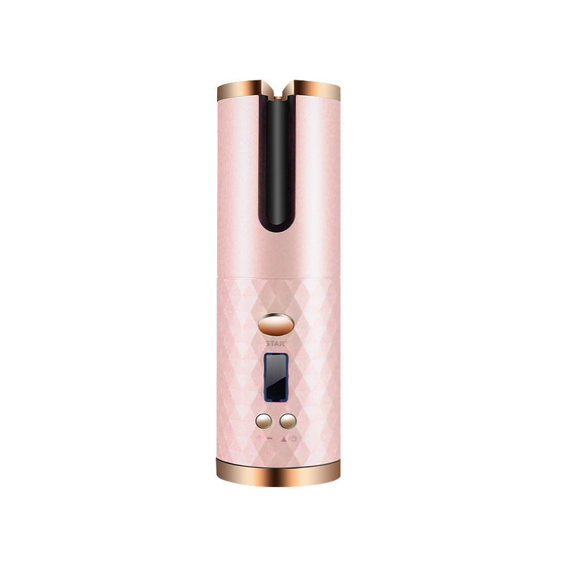 Rechargeable Automatic Rotating Hair Curler with LCD Display