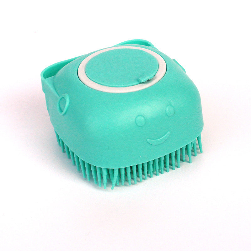 Silicone Pet Bath & Massage Grooming Gloves