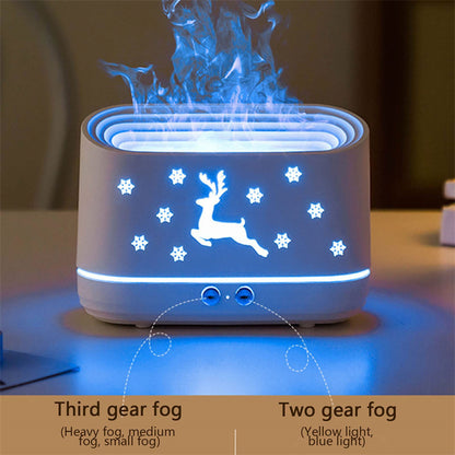Elk Flame Humidifier Diffuser with Ambient Light