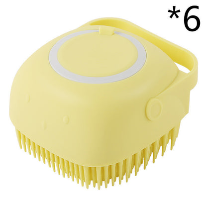 Silicone Pet Bath & Massage Grooming Gloves