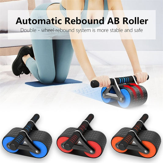 Automatic Rebound Ab Wheel Roller Trainer