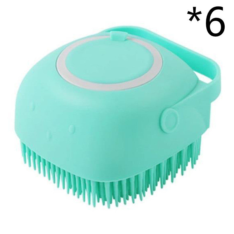 Silicone Pet Bath & Massage Grooming Gloves