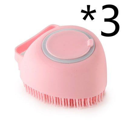 Silicone Pet Bath & Massage Grooming Gloves