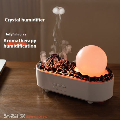 Volcano Mist Humidifier with LED Light